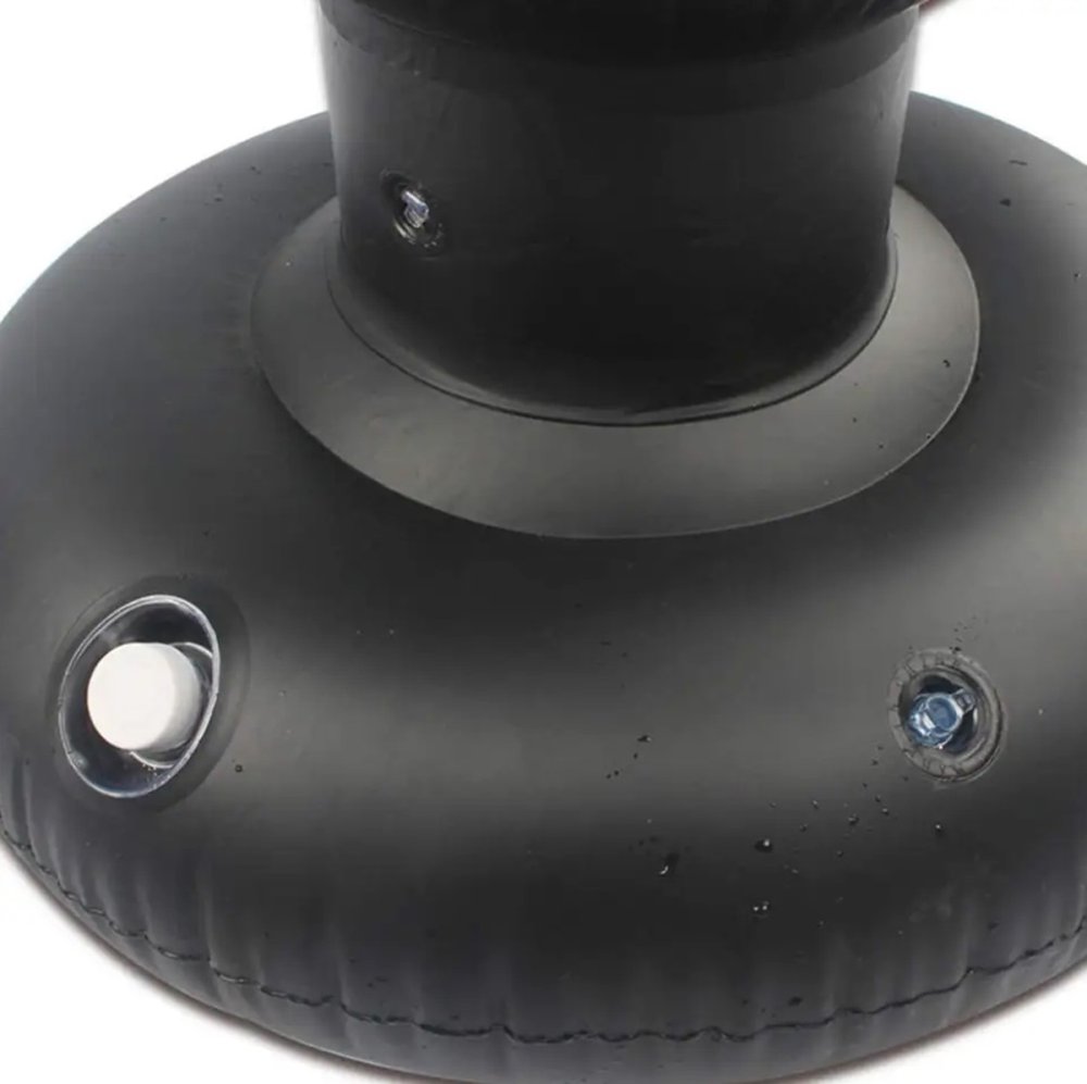 Freestanding Inflatable Punching Bag Set with Gloves & Pump, Black (2)