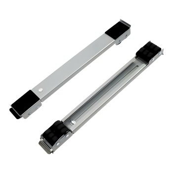 Adjustable Appliance Rollers for Heavy Furniture, 440 lbs Capacity Dolly, silver