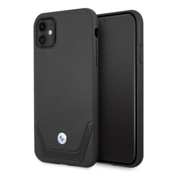 Apple iPhone 11 6,1" BMW Leather Perforate Case Cover (BMHCN61RSWPK), Black