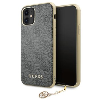 Apple iPhone 11 6.1'' Guess 4G Charms Collection Case Cover (GUHCN61GF4GGR), Grey