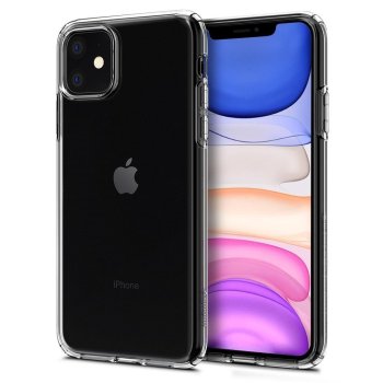 Apple Iphone 11 6.1'' Spigen Liquid Crystal TPU Case Cover, Transparent