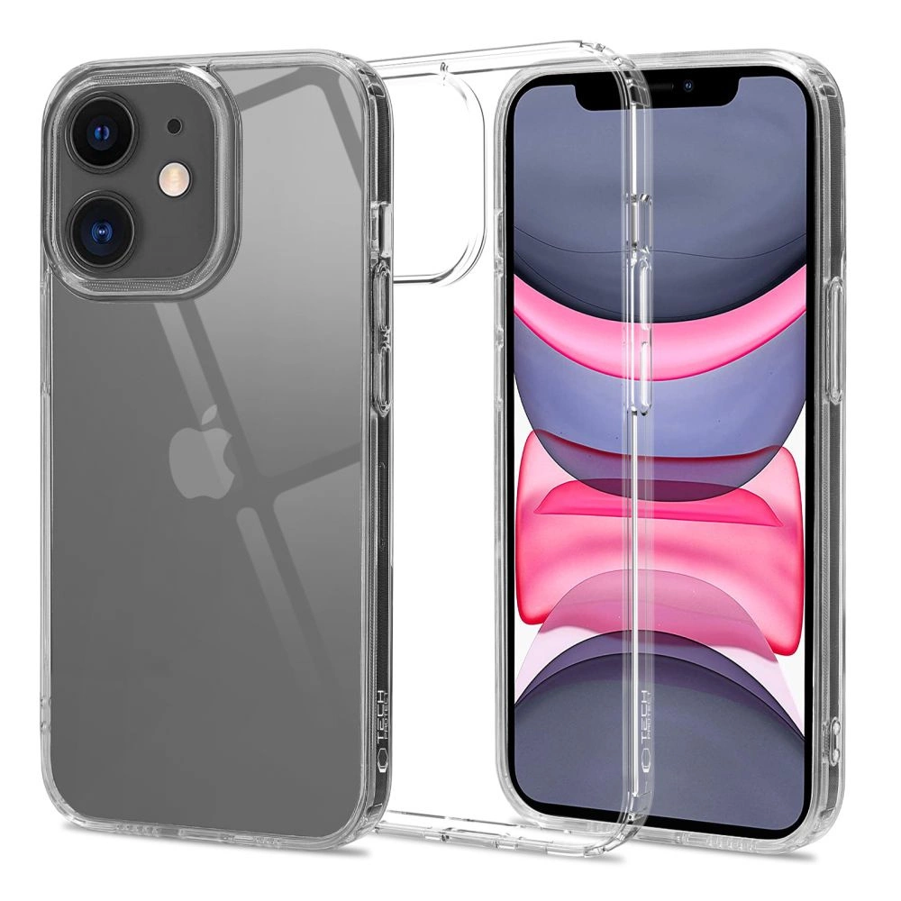 Apple 11 6.1'' Tech-Protect FlexAir Hybrid Cover Case, Transparent