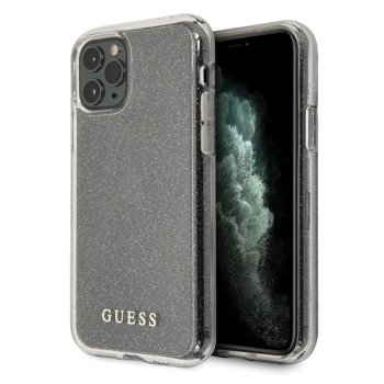 Apple iPhone 11 Pro 5.8'' Guess Glitter Case Cover (GUHCN58PCGLSI), Silver