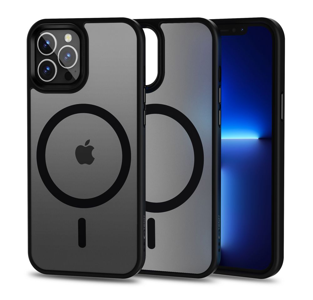 Apple iPhone 12 / 12 Pro 6.1'' Tech-Protect MagMat MagSafe Case Cover, Matte Black