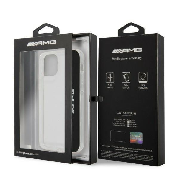 AMG Electroplate Vertical Case for iPhone 12 / 12 Pro - Transparent (5)