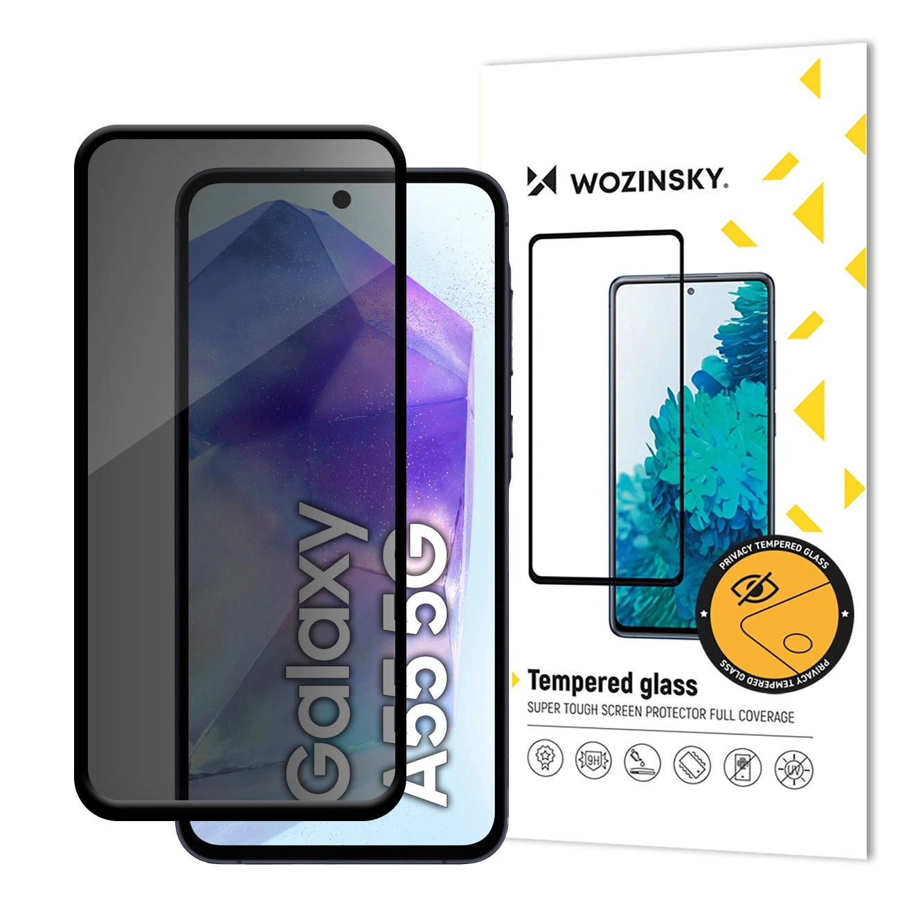 Samsung Galaxy A26 (SM-A266E/DS) Privacy Tempered Glass Fullscreen Protector