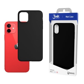 Apple iPhone 12 mini 5.4" 3MK Matt Case Cover, Black