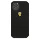 Ferrari FESPEHCP12LBK iPhone 12 Pro Max 6.7" black/black hardcase On Track Perforated