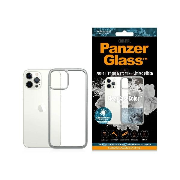 Apple iPhone 12 Pro Max 6.7'' PanzerGlass ClearCase Case Cover, Transparent and Silver