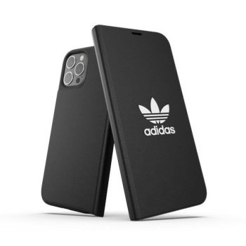 Adidas OR Booklet Case BASIC for iPhone 12 Pro Max, Black and White