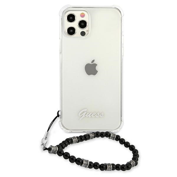 Apple iPhone 12 Pro Max 6.7'' Guess Black Pearl Case Cover (GUHCP12LKPSBK), Transparent (1)