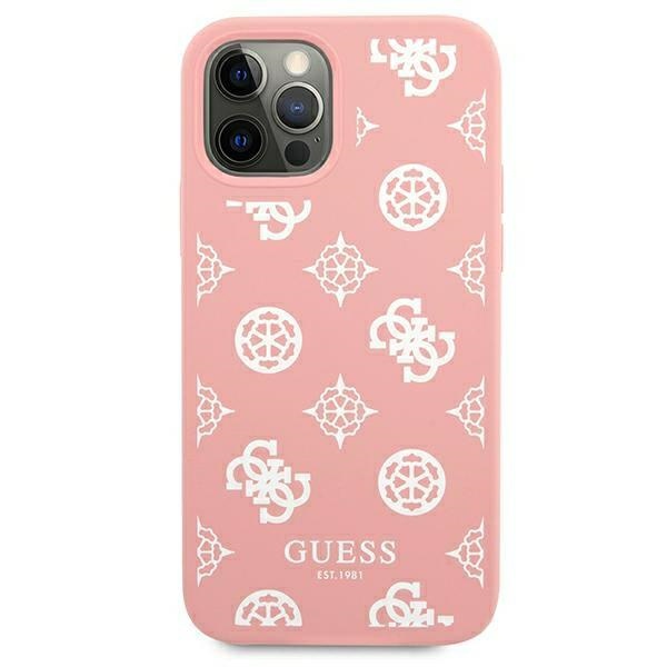 Apple iPhone 12 Pro Max 6.7'' Guess Peony Collection Case Cover (GUHCP12LLSPEWPI), Pink (1)