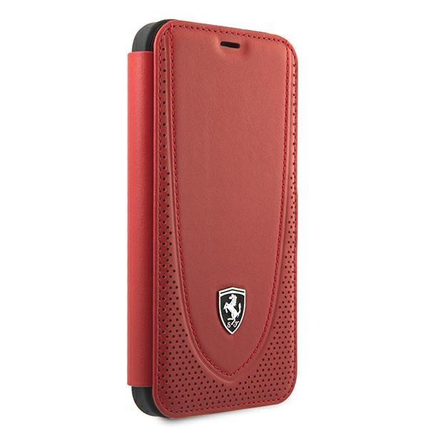 Ferrari FEOGOFLBKP12LRE iPhone 12 Pro Max 6.7" red/red book Off Track Perforated (1)