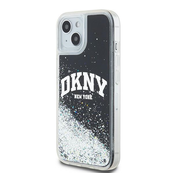 Apple iPhone 14 6.1'' DKNY Liquid Glitter Big Logo Case Cover, Black (0)
