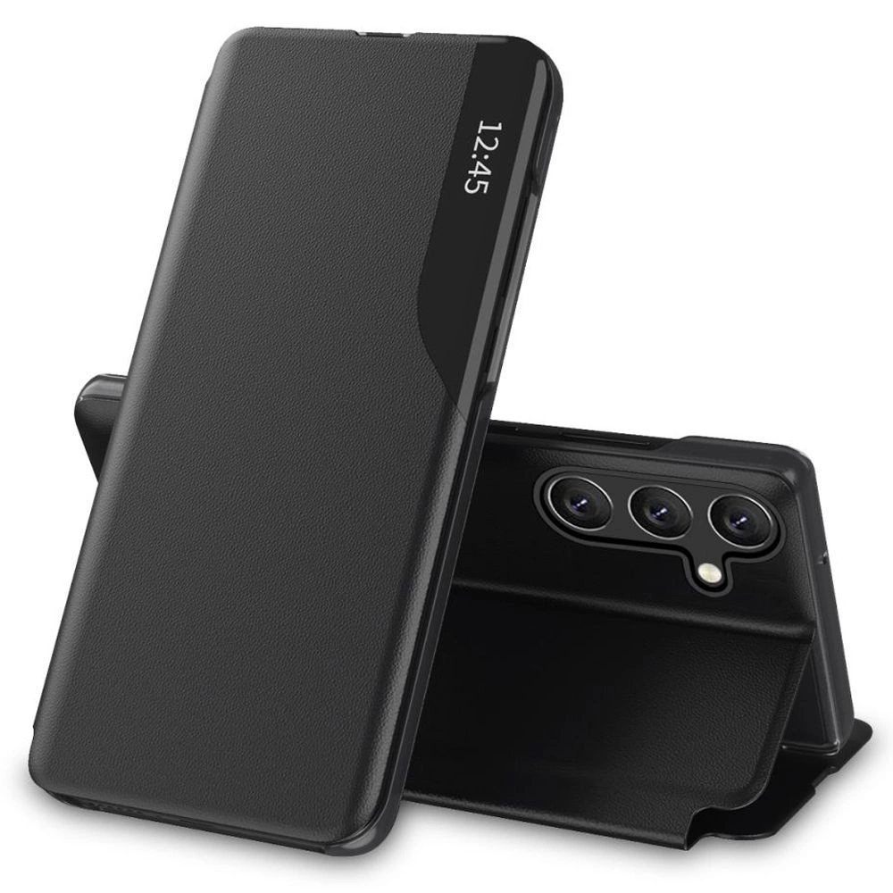 Samsung Galaxy A55 ( SM-A556B/DS ) Tech-Protect Smart View Book Case Cover, Black