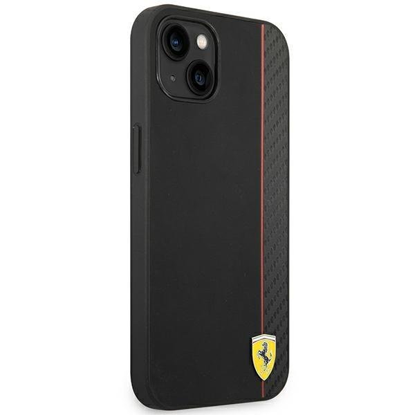 Apple iPhone 14+ Plus Ferrari Carbon Hard Case Cover, Black (Fehcp14maxbk) (2)