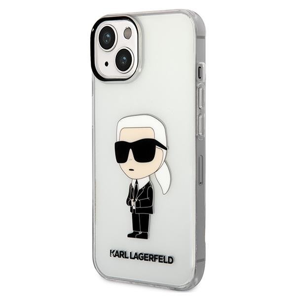 Apple iPhone 14 Plus 6.7" Karl Lagerfeld Ikonik Karl Case Cover, Transparent (0)