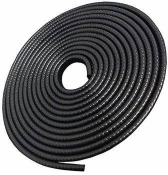 Flexible car door edge guard strip 5 m, black