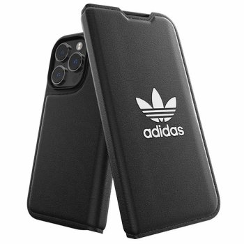 Apple iPhone 14 Pro 6.1'' Adidas OR Booklet BASIC Case Cover (50182), Black