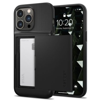 Apple iPhone 14 Pro Max 6.7'' Spigen Slim Armor Cs Case Cover, Black