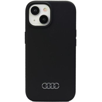 Apple iPhone 15 6.1'' Audi Silicone Case Cover, Black