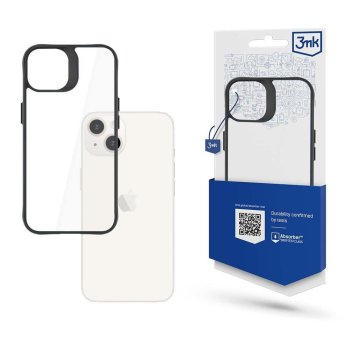 Apple iPhone 15 6.1'' 3MK Satin Armor Case+ Case Cover, Transparent