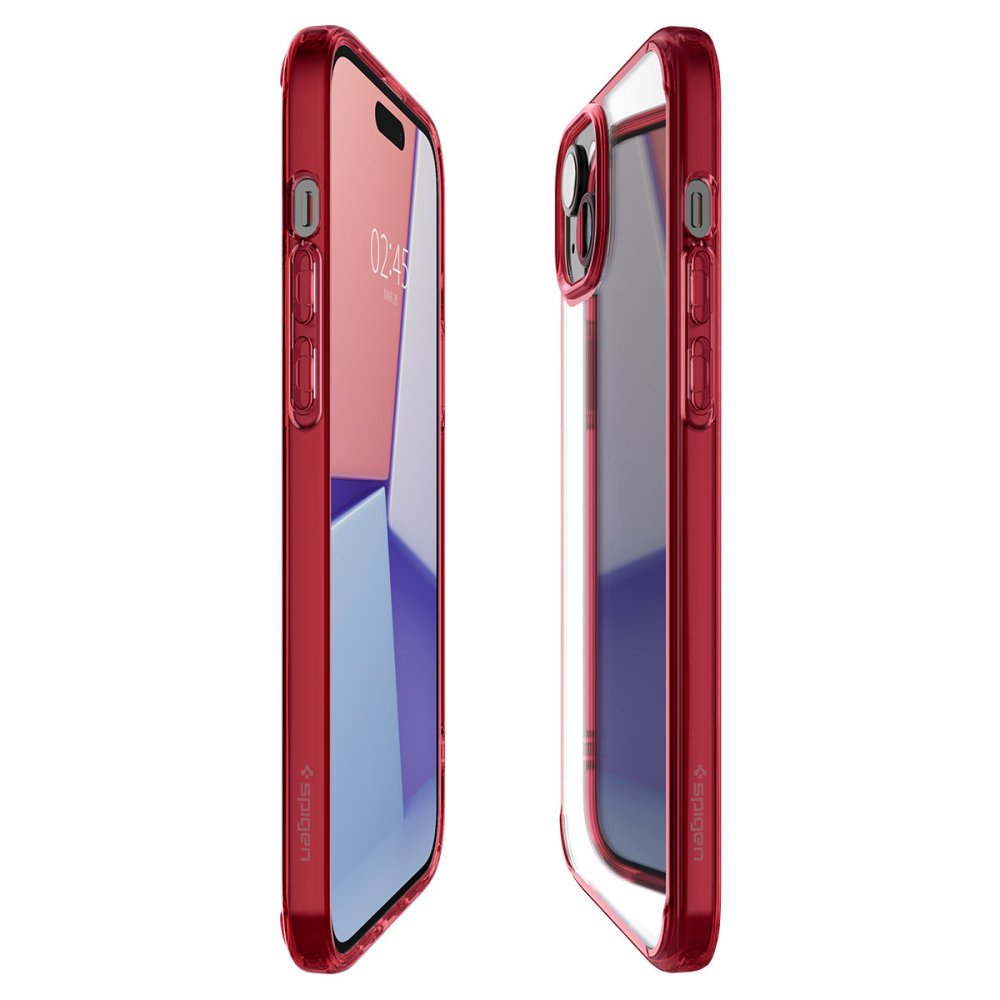 Apple iPhone 15 Plus 6.7'' Spigen Ultra Hybrid Case Cover, Red Crystal (1)