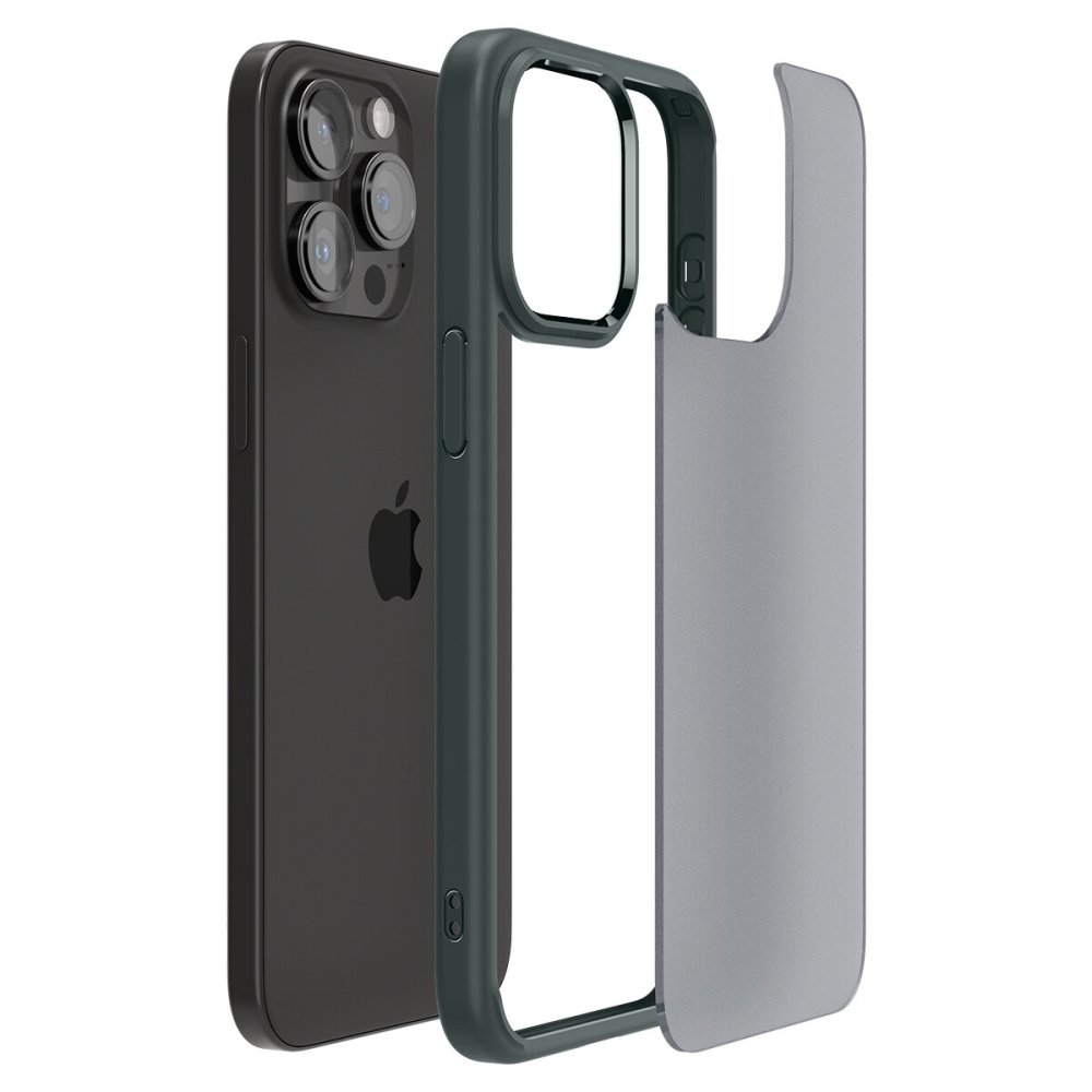 Spigen Ultra Hybrid, frost green - iPhone 15 Pro (1)