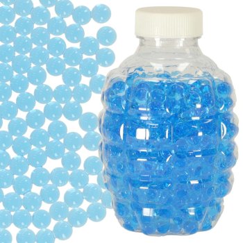 Hydrogel balls Orbeez (7-8mm) for multicolor rifle gun 550 pcs., blue