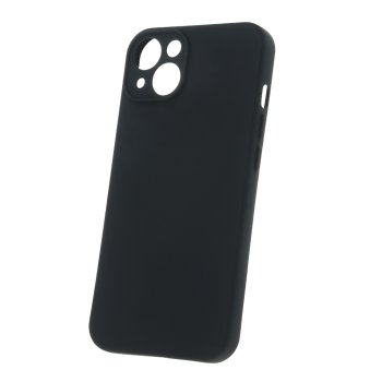 Apple iPhone 15 Pro 6.1'' Matt Silicone Color Case Cover, Black