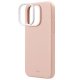 Uniq Lino Hue iPhone 15 Pro Max 6.7" case Magclick Charging pink/blush pink
