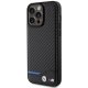 BMW Leather Carbon case for iPhone 15 Pro Max - black