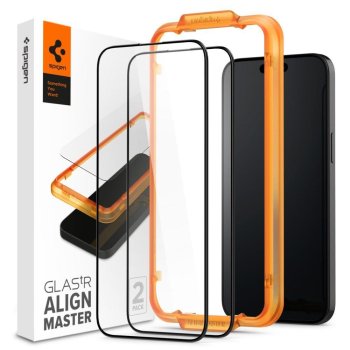 Apple iPhone 15 Pro 6.1'' Spigen ALM GLAS.TR Tempered Glass 2-Pack