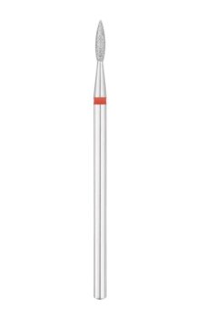 EXO Pro Diamond Flame Bit Ø2.1 mm, Red (Fine), for Nail Drill