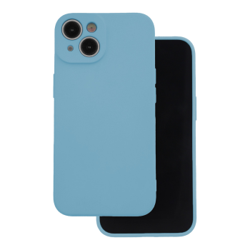 Apple iPhone 16 6.1'' Matt Silicone Color Case Cover, Sky Blue