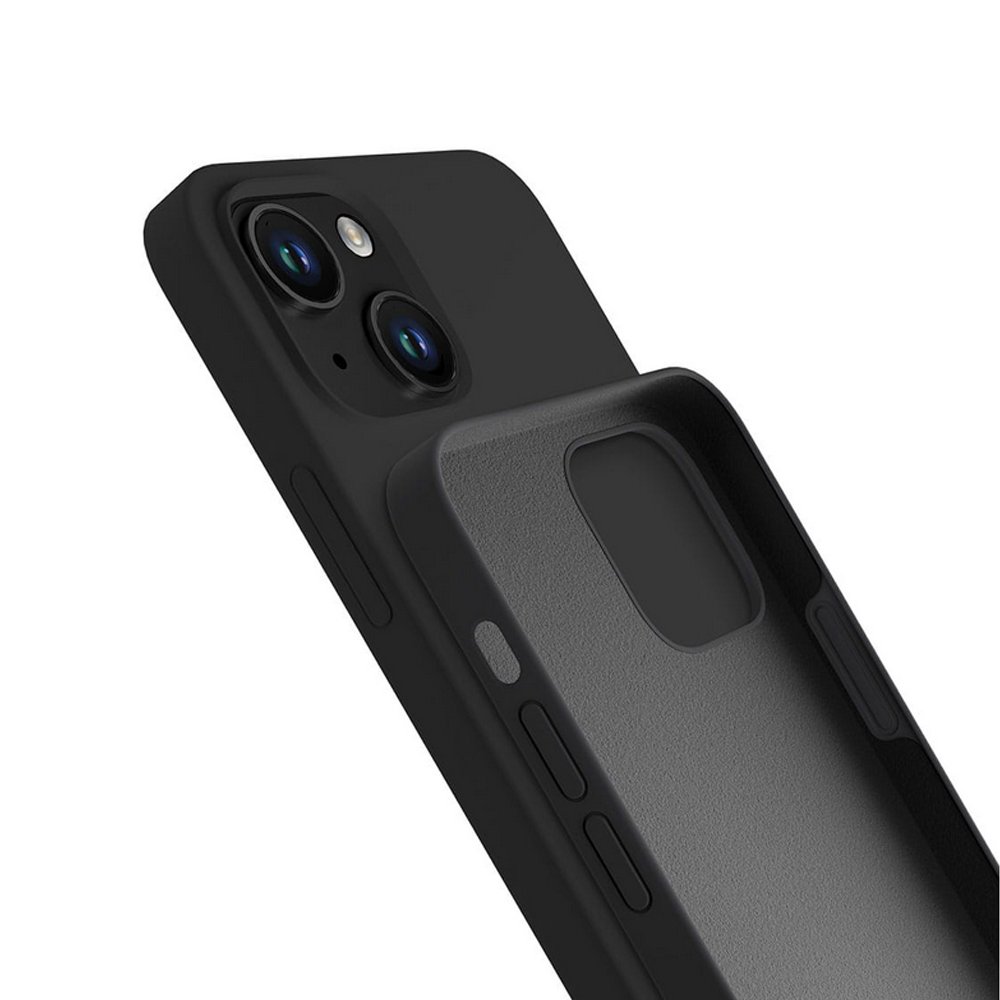 Apple iPhone 16 Pro 6.3'' 3MK Silicone Case Cover, Black (1)