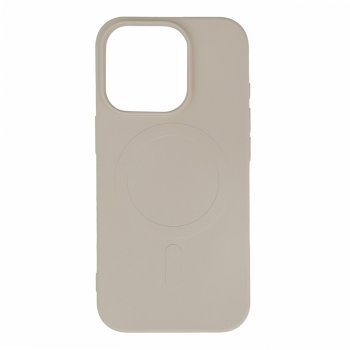 Liquid Silicone Case MagSafe iPhone 16 Pro Max - beige