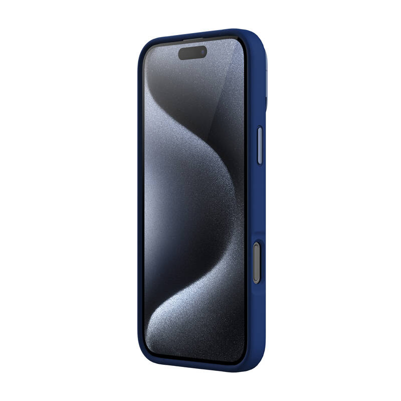 Nillkin LensWing Magnetic Case for Apple iPhone 16 Pro Max with Stand, Blue (3)