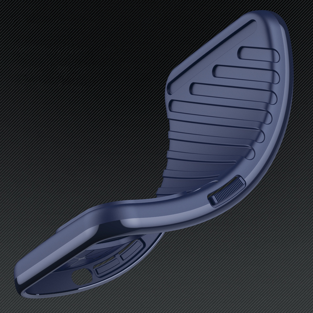 Thunder Phone Case Cover iPhone 16 Pro Max Silicone Case - Blue (2)