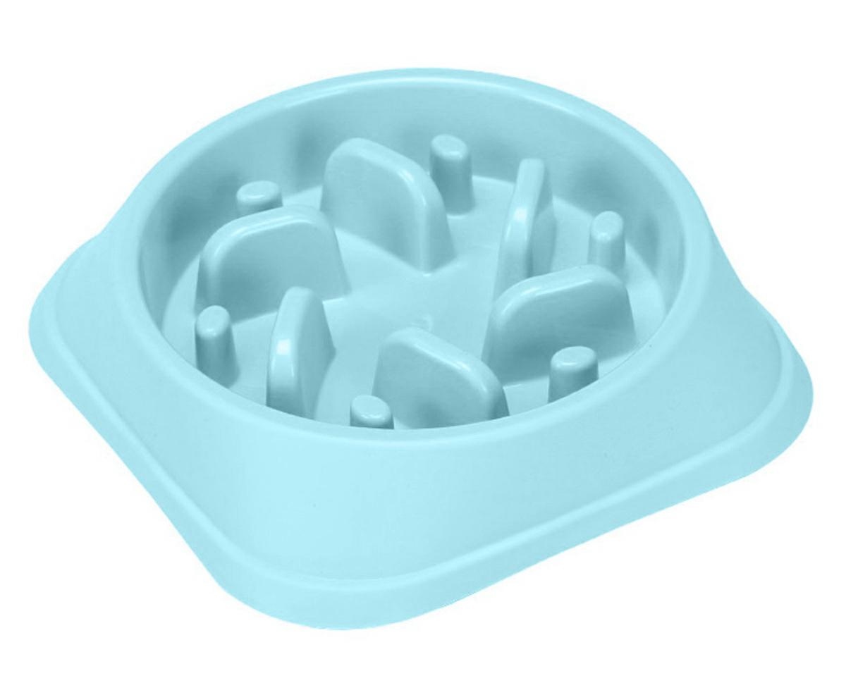 Slow-Feed Soft Silicone Puzzle Bowl for Dogs and Cats for Eating, 17,5x4,5cm