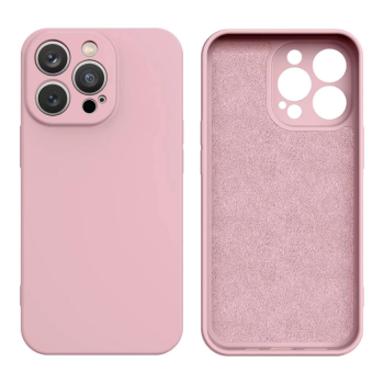 Apple iPhone 16e / 17e / SE (2025) 6.1'' Matt Silicone Color Case Cover, Pink