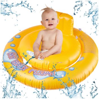 Intex Baby Swim Float with Seat for Infants 6-18 Months, Max 15 kg