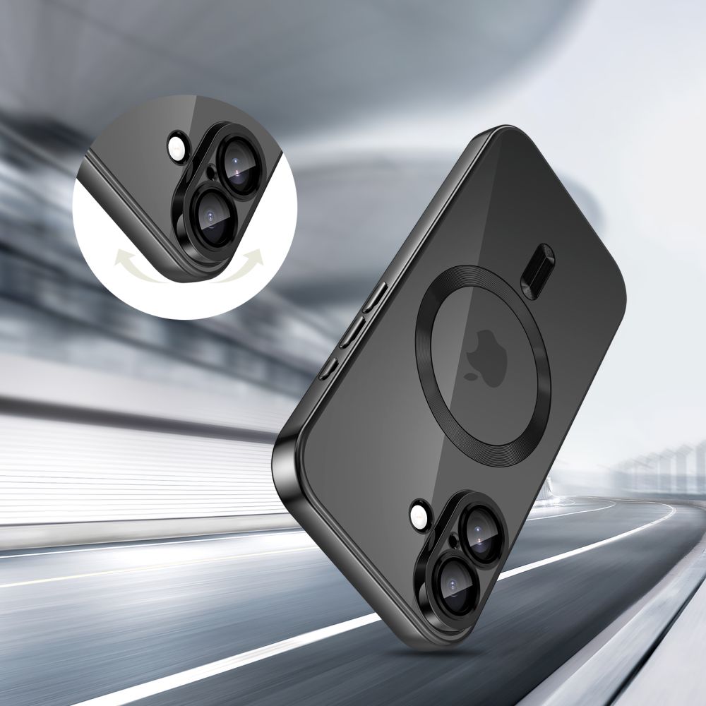 Tech-Protect MagFlex MagSafe Phone Case Cover iPhone 17 - Clear Black (2)