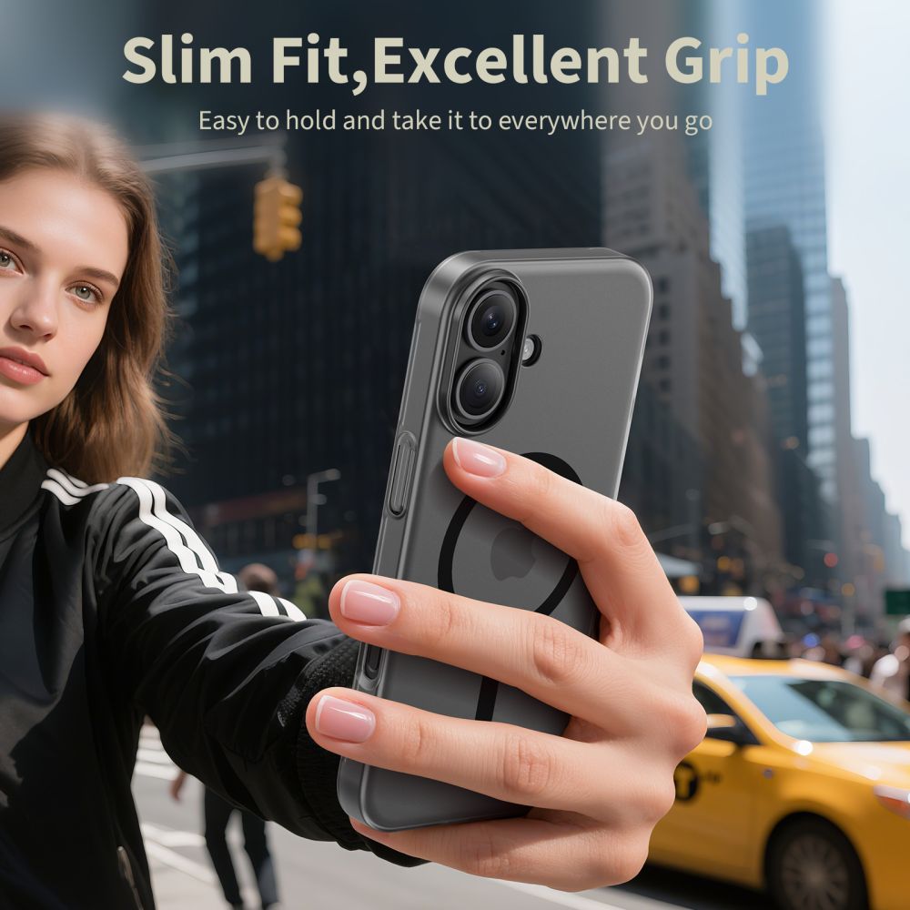 Tech-Protect MagSlim MagSafe Phone Case Cover iPhone 17 - matte black (2)