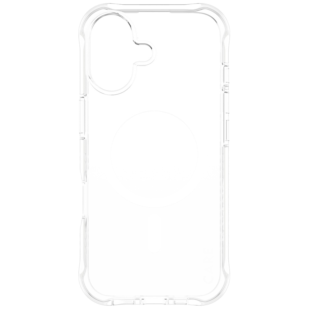 CARE by PanzerGlass Fashionable Samba Case w. White MagSafe iPhone 17 - Transparent (1)