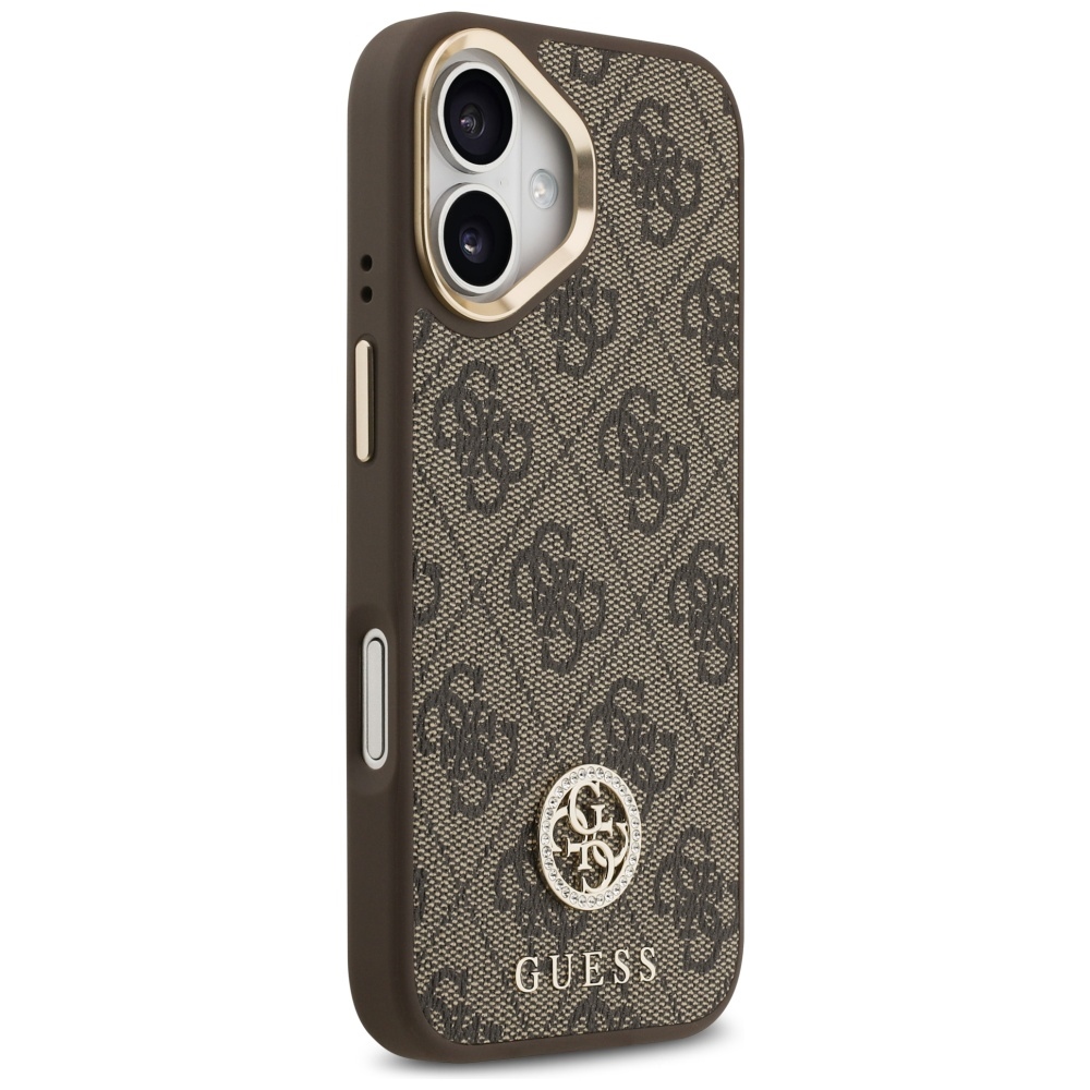 Guess 4G Strass Logo MagSafe Phone Case Cover iPhone 17 - brown (2)