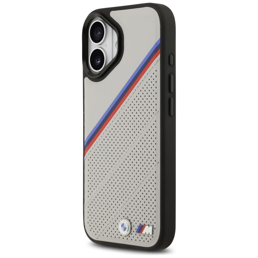 BMW M Tricolor Metal Logo MagSafe Phone Case Cover iPhone 17 - Gray (0)