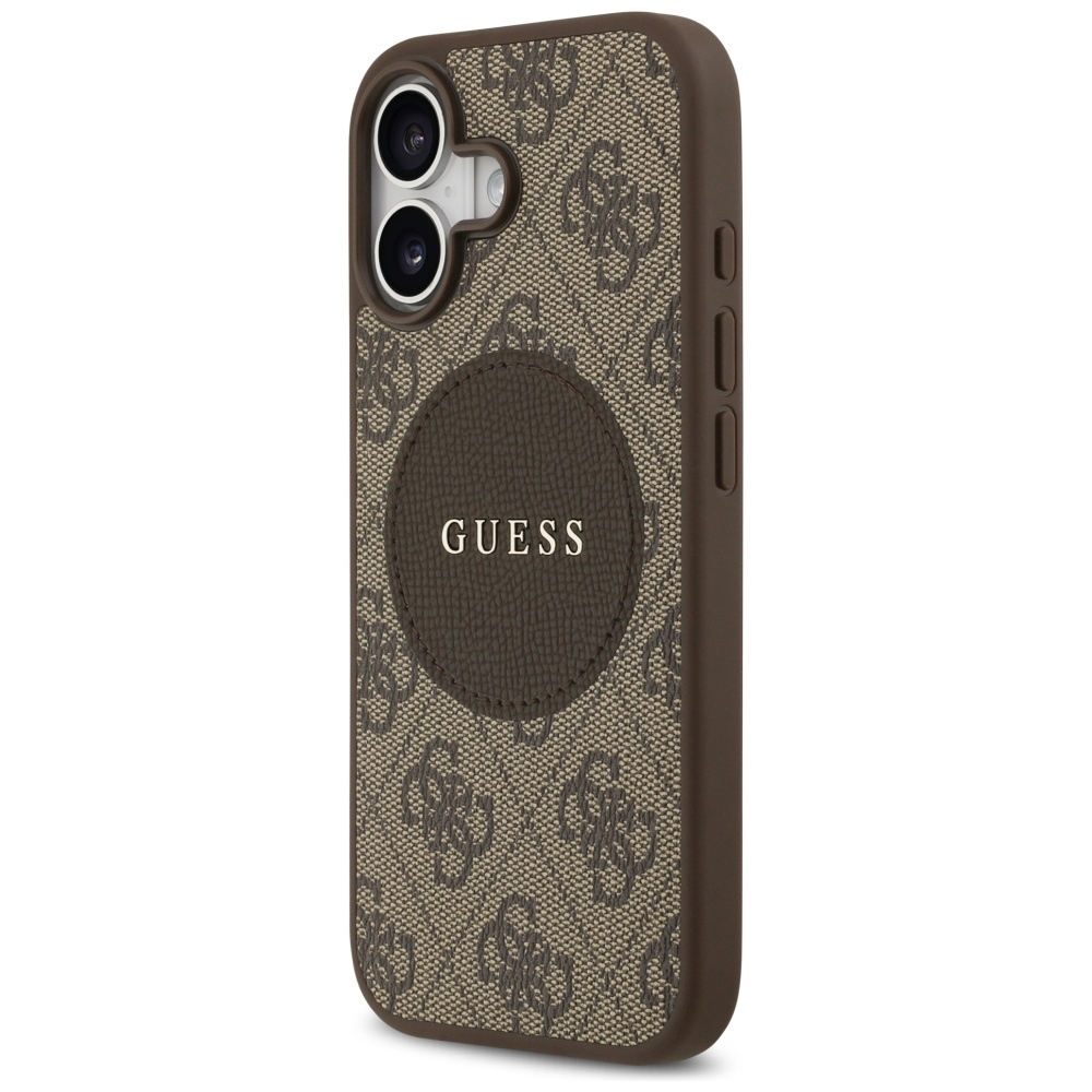 Guess 4G Circle Classic Logo MagSafe Phone Case Cover iPhone 17 - brown (0)