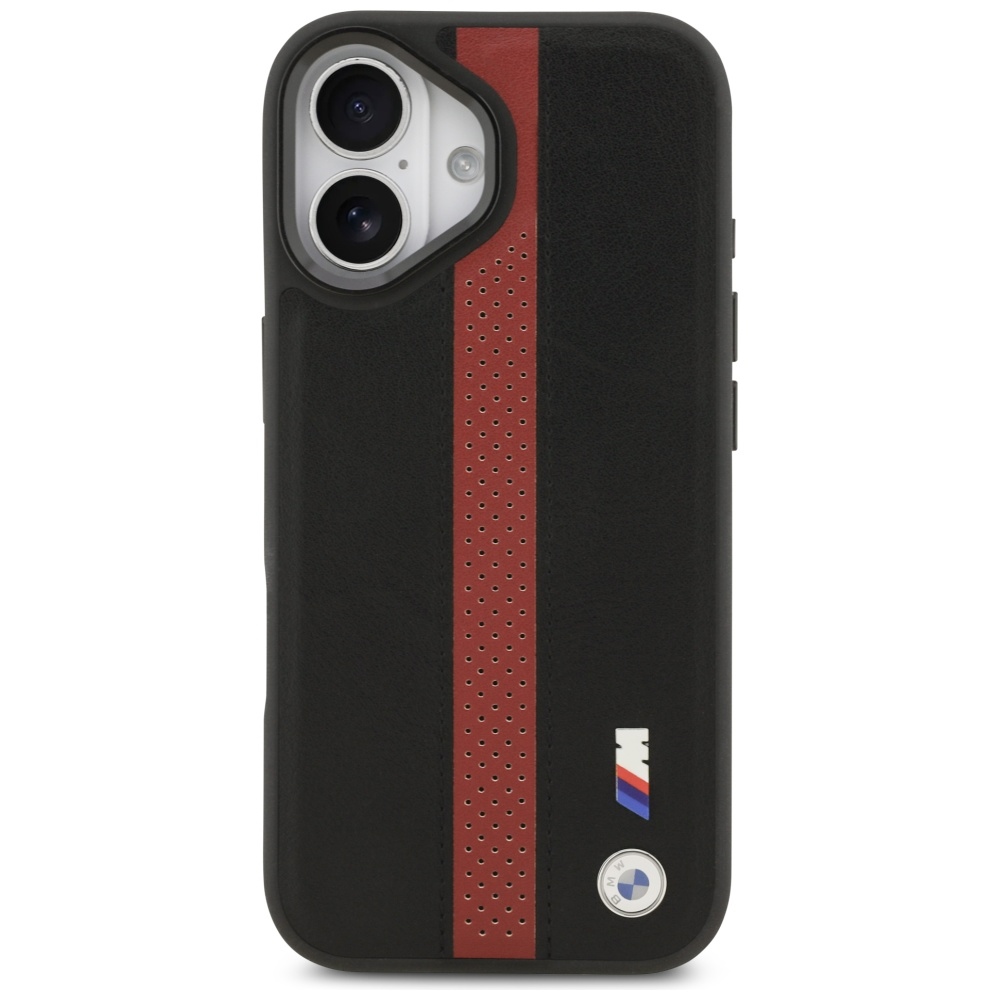 BMW M Perated Stripe Logo MagSafe Phone Case Cover iPhone 17 - Red (1)