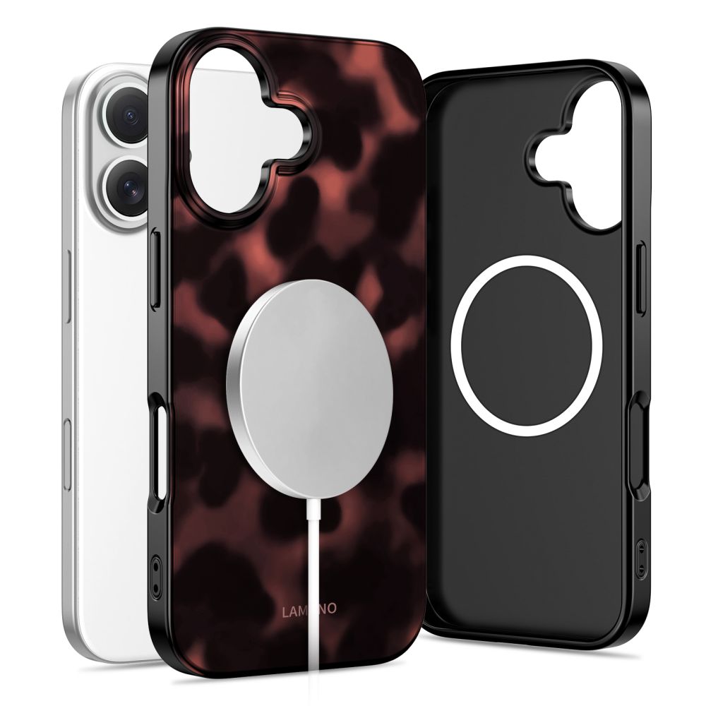 Tech-Protect Lamano MagSafe Phone Case Cover iPhone 17 - black and red (0)